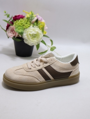Buty sportowe damskie na płaskim (36-41) AA-77 BEIGE