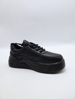 Buty sportowe damskie na płaskim (36-41) XQ26-8 BLACK