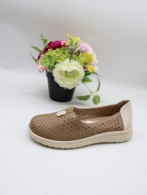 Półbuty damskie na płaskim (36-41) L702 KHAKI