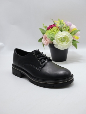 Półbuty damskie na płaskim (36-41) XYX-23201-2 BLACK