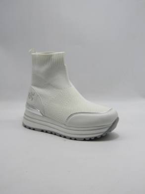 Botki damskie na płaskim (36-41) Q2683 WHITE