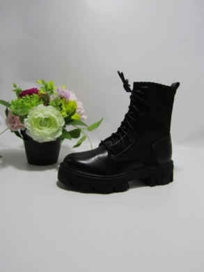 Botki damskie na płaskim (36-41) NC1152 BLACK