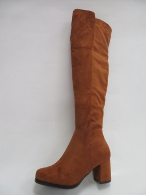 Kozaki damskie ocieplane na obcasie (36-41) LH71 CAMEL