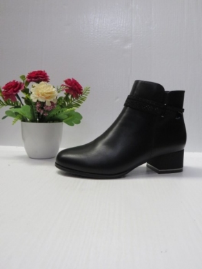 Botki damskie ocieplane na obcasie (36-41) H2255 BLACK
