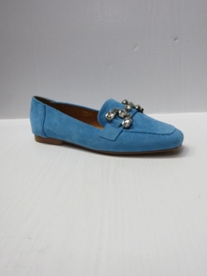 Mokasyny damskie na płaskim (36-41) 1712 BLUE