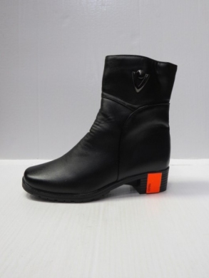 Botki damskie ocieplane na obcasie (37-42) B701 BLACK