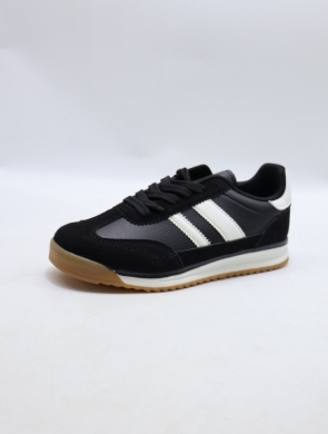 Buty sportowe damskie na płaskim (36-41) 25003 BLACK