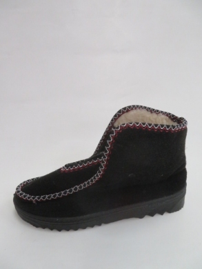 Kapcie damskie ocieplane (38-42) 01 BLACK