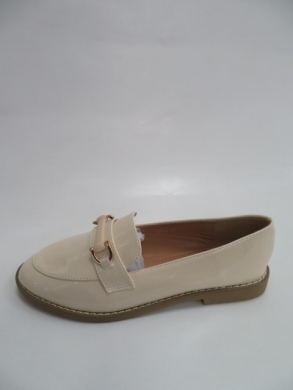 Mokasyny damskie na płaskim (36-41) 8033 BEIGE