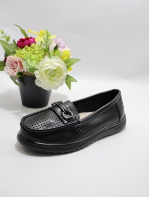 Półbuty damskie na płaskim (37-42) XQ81-5 BLACK