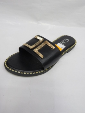 Klapki damskie na płaskim (36-41) 5125 BLACK