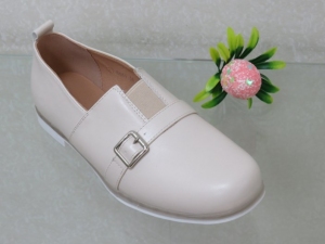 Półbuty damskie na płaskim (36-41) C21-8661 BEIGE