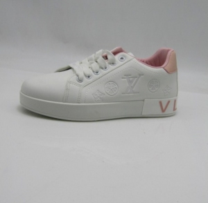 Buty sportowe damskie na płaskim (36-41) MB151 WHITE/PINK