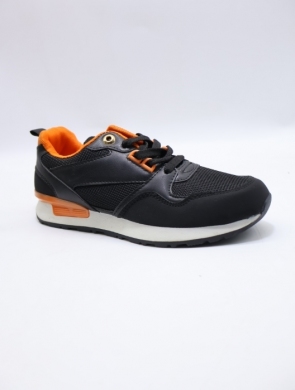 Buty sportowe damskie na płaskim (36-41) 9370 BLACK
