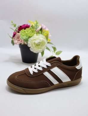 Buty sportowe damskie na płaskim (36-41) DD353 KAFE