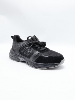 Buty sportowe damskie na płaskim (36-41) AD717 BL/GREY