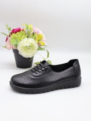 Półbuty damskie na płaskim (36-42) JD569 BLACK