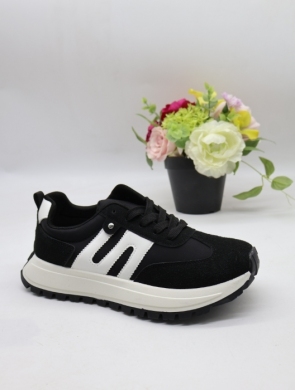 Buty sportowe damskie na płaskim (39-43) DHZ-503 BLACK