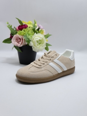 Buty sportowe damskie na płaskim (36-41) 6610 BEIGE