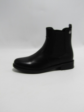 Botki damskie ocieplane na płaskim (36-41) MR-12 BLACK