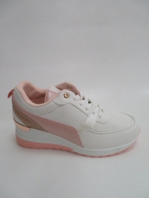 Sportowe Damskie na koturnie (36-41) J-54 WHITE