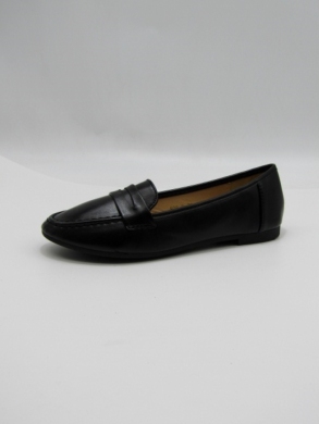 Mokasyny damskie na płaskim (36-41) 808-2 BLACK