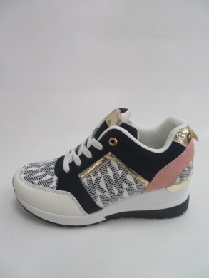 Sportowe Damskie na koturnie (36-41) LDLJ-45 NAVY