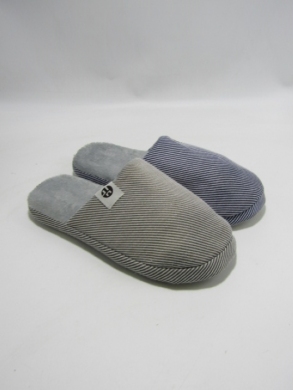Kapcie męskie na zimę oraz jesień (40-45) M-3 BROWN/NAVY