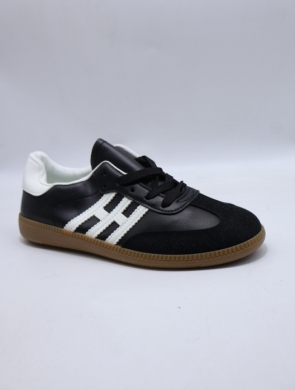 Buty sportowe damskie na płaskim (36-41) FZL-3 BLACK/WHITE
