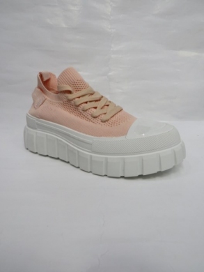 Buty sportowe damskie na koturnie (36-41) BB131 PINK