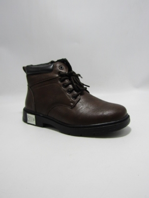 Botki męskie ocieplane (40-46) 31131-3 BROWN