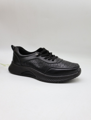 Buty sportowe damskie na płaskim (36-41) BK-619 BLACK