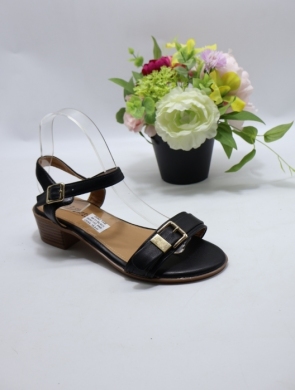 Sandały damskie na obcasie (36-41) 88-11 BLACK
