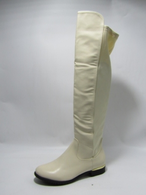 Kozaki damskie na płaskim (36-41) A-800 BEIGE