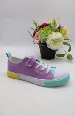 Trampki dziewczęce (32-37) 25799 PULE/BLU