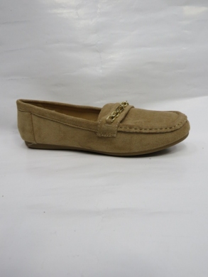 Mokasyny damskie na płaskim (36-41) LE-552 KHAKI
