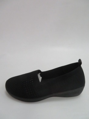 Tenisówki Damskie na koturnie (36-41) W809-1 BLACK