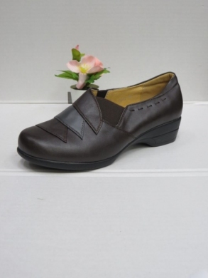 Półbuty damskie na koturnie (36-41) NZ12012 BROWN