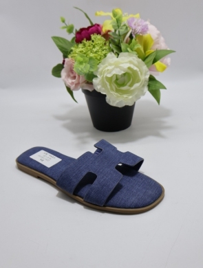 Klapki damskie na płaskim (36-41) 2250-7 DENIM
