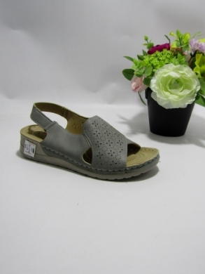 Sandały damskie na płaskim (36-41) K01-3 GREY