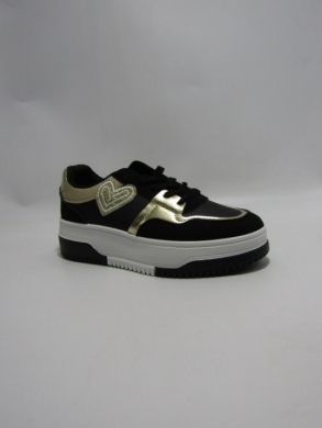 Buty sportowe damskie na płaskim (36-41) A88-195 BLACK