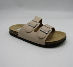 Klapki damskie na płaskim (36-41) 98-182 BEIGE