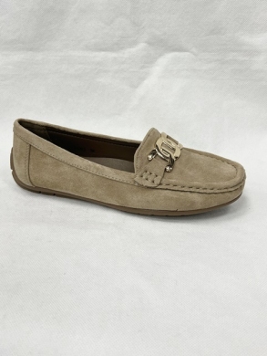 Mokasyny damskie na płaskim (36-41) XA093 KHAKI
