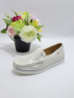 Półbuty damskie na płaskim (37-42) D2802-2 WHITE
