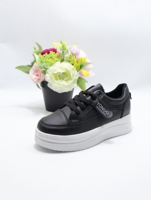 Buty sportowe damskie na płaskim (36-41) 36800-1 BLACK