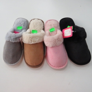 Kapcie damskie ocieplane (36-41) CF-73 MIX
