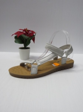 Sandały damskie na płaskim (36-41) 0539 SILVER