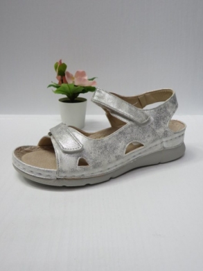 Sandały damskie na koturnie (36-41) 7AA235 SILVER