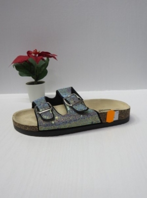 Klapki damskie na płaskim (36-41) 0532 BLACK