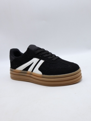 Buty sportowe damskie na płaskim (36-41) 25817 BLACK